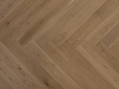European Oak Herringbone Collection - Toffee Crunch