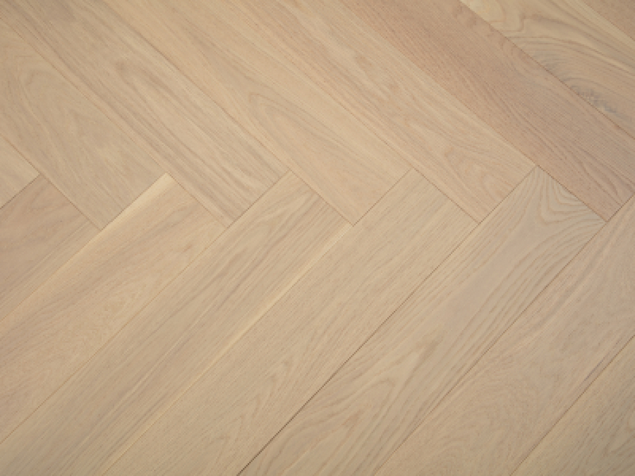 American White Oak Herringbone Collection-Naked Oak